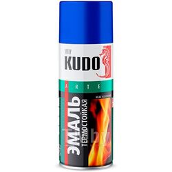 Эмаль Kudo термостойкая черная 520мл/270гр