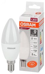 Лампа светодиодная В60 6,5Вт Е14 4000К 4058075578944 LED Value OSRAM