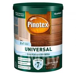 Пропитка-антисептик Pinotex Universal 2 в 1 Индонезийский тик 0,9л