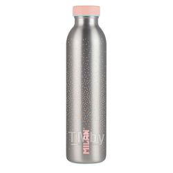 Бутылка термическая 591 мл. "Silver series" метал., серый/розовый Milan 643020SL