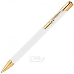 Ручка шарик/автомат "Glendale" 0,7 мм, метал., софт., белый/золотистый, стерж. синий Easy Gifts 365506