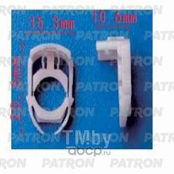 Клипса пластмассовая (комплект 10шт) Ford применяемость: топливный шланг, фиксатор PATRON P37-1243S