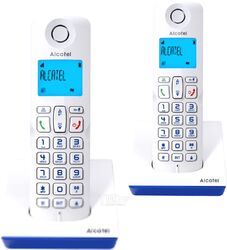 Беспроводной телефон Alcatel S230 Duo (белый)