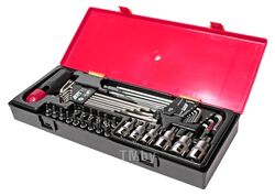 Набор инструментов TORX, HEX (ключи, головки с насадками) в кейсе 40 предметов JTC JTC-K1401