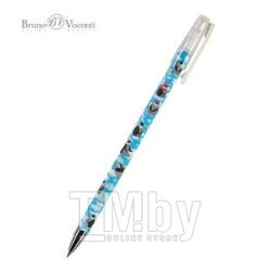 Ручка шариковая "HappyWrite. Пингвины", 0,5мм, синяя Bruno Visconti 20-0215/03