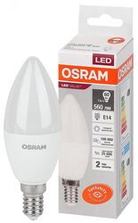 Лампа светодиодная В60 6,5Вт Е14 6500К 4058075579033 LED Value OSRAM