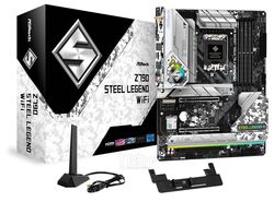 Материнская плата ASRock Z790 Steel Legend WiFi, LGA1700, (HDMI, DP), 4xDDR V, ATX