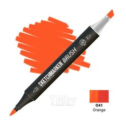 Маркер перм., худ. двухсторонний, O41 оранжевый Sketchmarker SM-O41