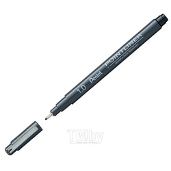 Ручка капиллярная "Pointliner" 1 мм, черный Pentel S20P-10A