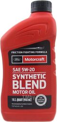 Масло моторное полусинтетическое 946мл - 5W20 Premium Synthetic Blend (SN, GF-5, WSS-M2C945-A) FORD XO5W20Q1SP