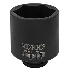 Головка ударная глубокая 3/4", 76мм (6гр.) RockFORCE RF-46510076