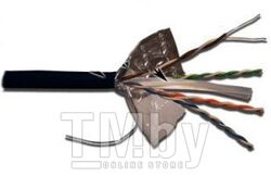 Кабель информационный Lanmaster LAN-6EUTP-OUT кат.6 U/UTP не экранированный 4X2X23AWG PE 305м черный