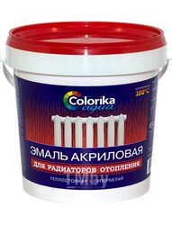 Эмаль для радиаторов 0,8 кг акриловая "Colorika Aqua"