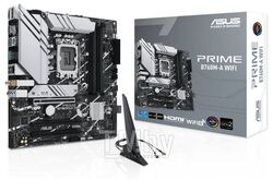 Материнская плата Asus Prime B760M-A WiFi, LGA1700, (2xHDMI, DP), 4xDDR V, mATX