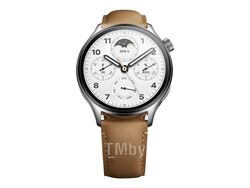 Умные часы Xiaomi Watch S1 Pro Sliver/Brown Leather Strap BHR6417GL