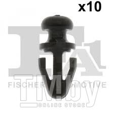 Клипса пластмассовая комплект 10шт обшивка двери (черная) FORD FISCHER 13-40010.10