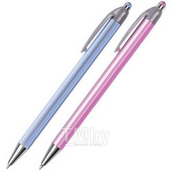 Ручка шариковая автоматическая "Sakura", 0,5мм, синяя, цвет корпуса ассорти Brauberg 141287