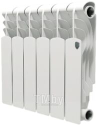 Радиатор биметаллический Royal Thermo Revolution Bimetall 350 (6 секций, с монтажным комплектом и угловыми кранами)