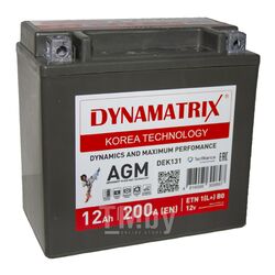 AGM аккумулятор 12V 12Ah 200A ETN 1(L+) B0 150x87x145 4,76kg