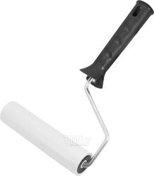 Валик д/прикатки обоев белый, пенополиуретановый 150 мм, ручка 6 мм Decor 138-2150