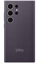 Чехол Samsung Vegan Leather Case для Galaxy S24 Ultra Dark Violet (GP-FPS928HCAVW)