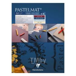 Блок бумаги для пастели "Pastelmat" 4 оттенка, 30x40см, 360 г, 12л., №4 Clairefontaine 96112C