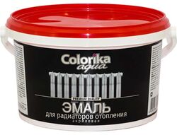 Эмаль для радиаторов 3 кг акриловая "Colorika Aqua"