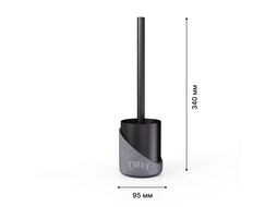 Набор аксессуаров для ванной и туалета FORA Granit Dark (4 предмета)