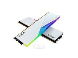 Оперативная память 32Gb AData XPG Lancer RGB White AX5U6400C3216G-DCLARWH, DDR V, PC-51200, 6400MHz, kit 2x16Gb
