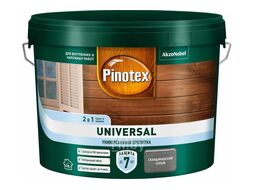 Пропитка-антисептик Pinotex Universal 2 в 1 Скандинавский серый 9л