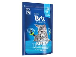 Корм сухой для котят с курицей Cat Kitten, 400 г Brit Premium 5049110