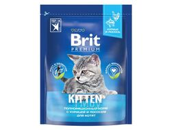 Корм сухой для котят с курицей Cat Kitten, 400 г Brit Premium 5049110