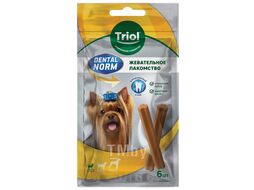 Лакомство для собак мелких пород "Палочки жевательные" DENTAL NORM, 90г (уп.6шт.), 90 г Triol 10161005