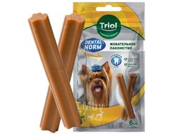 Лакомство для собак мелких пород "Палочки жевательные" DENTAL NORM, 90г (уп.6шт.), 90 г Triol 10161005