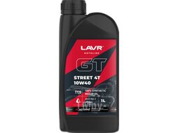 Моторное масло GT STREET 4T 10W40 SM, 1 л LAVR MOTO Ln7725