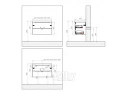 Тумба с умывальником BelBagno Etna-900-2C-SO-BO-P + BB900ETL