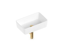 Умывальник Lauter 21674A + клапан 21190G + сифон 21635G (золото)