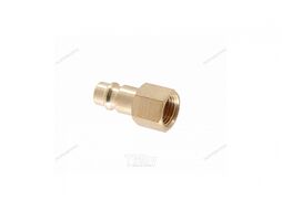 Переходник "папа" быстросъемный - резьба F1/4" (латунь) NORDBERG NPM32B