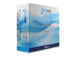 Кабель UTP 100м CSL-UTP-4-CU-OUT/100 SkyNet 5e, outdoor 4x2x0,46, медный, FLUKE TEST, однож., черный
