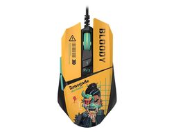 Мышь игровая A4Tech Bloody W63 MAX Renegade Sunset желтый /рисунок оптическая (12 000dpi)