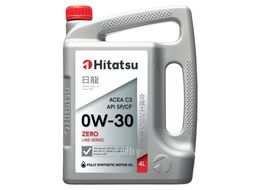 Масло моторное 0W30 4L API SP CF ACEA С3 229.51 52 LL04 RN0700 0710 Dexos2 Porsche C30 HITATSU 0W30H14