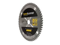 Диск пильный 255x30x3.0 мм, 60 зубов, по дереву, Hanskonner H9022-255-30-60