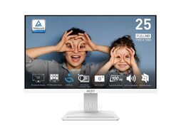 Монитор 24.5" MSI PRO MP253W, 1920x1080, IPS, 100Hz, Speakers (HDMI, DP, VGA) (9S6-3PC7CH-054)
