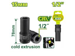 Торцевая головка удлиненная ударная 1/2 " 15 мм DYLLU DTMS3215