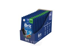 Пауч для взрослых стерилизованных кошек с цыпленком в соусе Cat Sterilised, 85 г Brit Premium 5048830