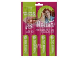 Жевательные колбаски для кошек из индейки и ягненка, 20 г Molina 2174