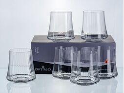Набор стаканов стеклянных "xtra optic" 6 шт. 350 мл/10 cм Crystalex 23023/47/350