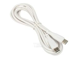 Кабель USB2 Type-C CCB-USB2-CMCMO1-2MW Gembird Type-C/Type-C, 3А, 60Вт PD/QC3.0, медь, 2м, белый