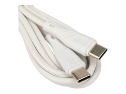 Кабель USB2 Type-C CCB-USB2-CMCMO1-2MW Gembird Type-C/Type-C, 3А, 60Вт PD/QC3.0, медь, 2м, белый