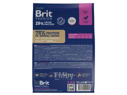 Корм сухой для взрослых собак мелких пород с курицей Dog Adult Small, 3 кг Brit Premium 5049905